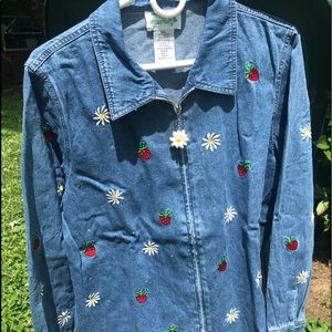 Quacker Factory denim top